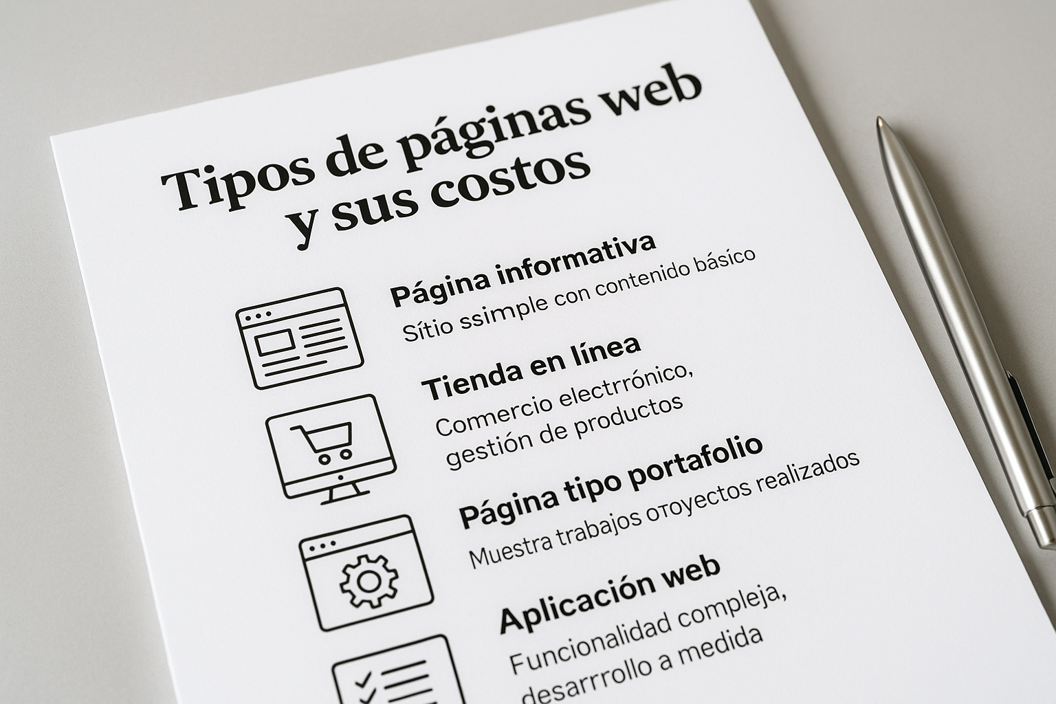 ¿Cuánto cuesta una página web en México en 2026?